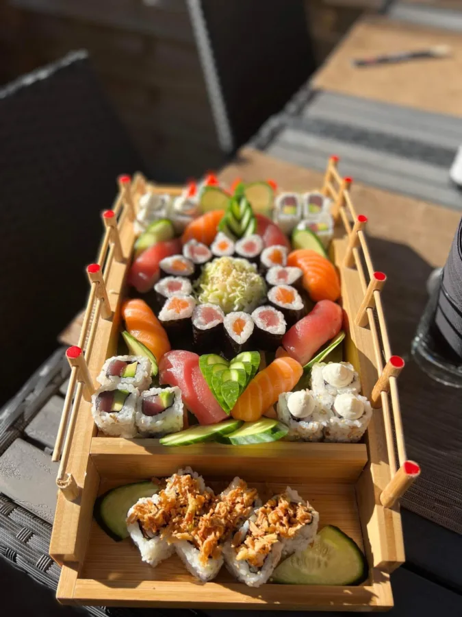 Plateau dégustation composé par la maison