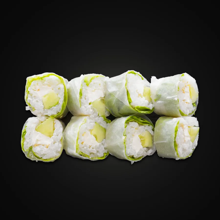 Printemps rolls avocat concombre, sans poisson
